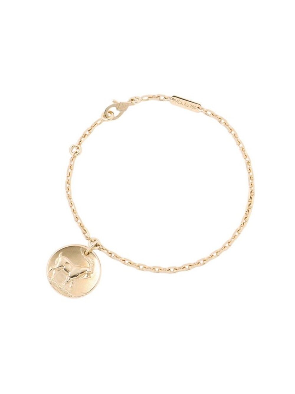 Van Cleef & Arpels Bracelet Zodiac Capricorni 18k Yellow Gold Capricorn